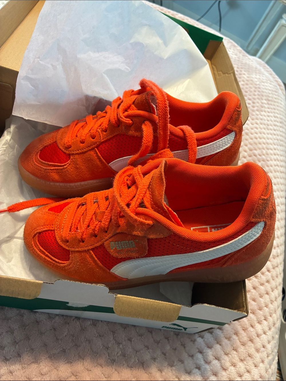 Puma Redmazing Gum Sneakers Palermo Moda Vintage 7.5 womens